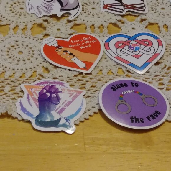 Bondage Stickers for cellphone, hydroflask, computer, locker, crafts, scrapbook - Picture 4 of 6